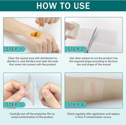 DERMTAPE Hydrocolloid Roll For Acne & Scarring